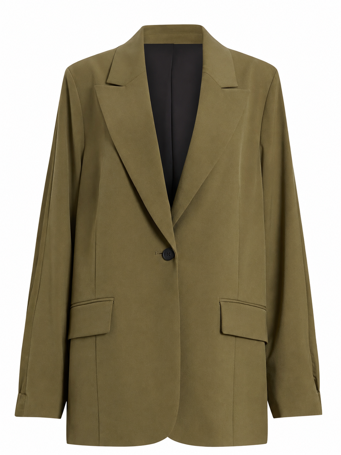 Olive Green Oversized Blazer