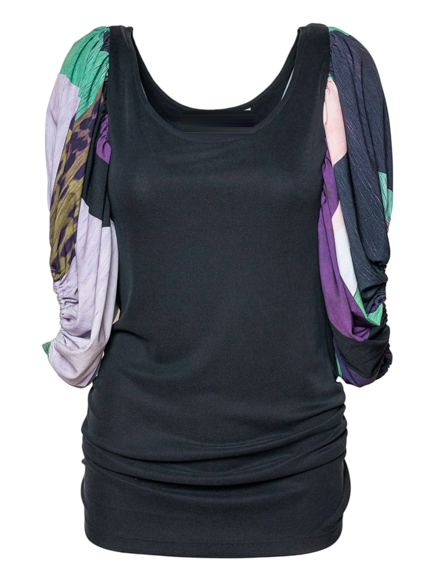 Women's Casual Solid Color Round Neck Short Sleeve Top